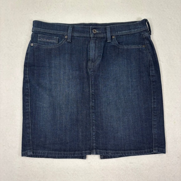 Levi's Dresses & Skirts - Levis Original Denim Skirt Womens 12 Mini Straight Western Casual